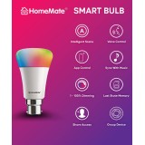 HomeMate 9 Watt WiFi Smart LED Bulb Compatible with Alexa and Google Home