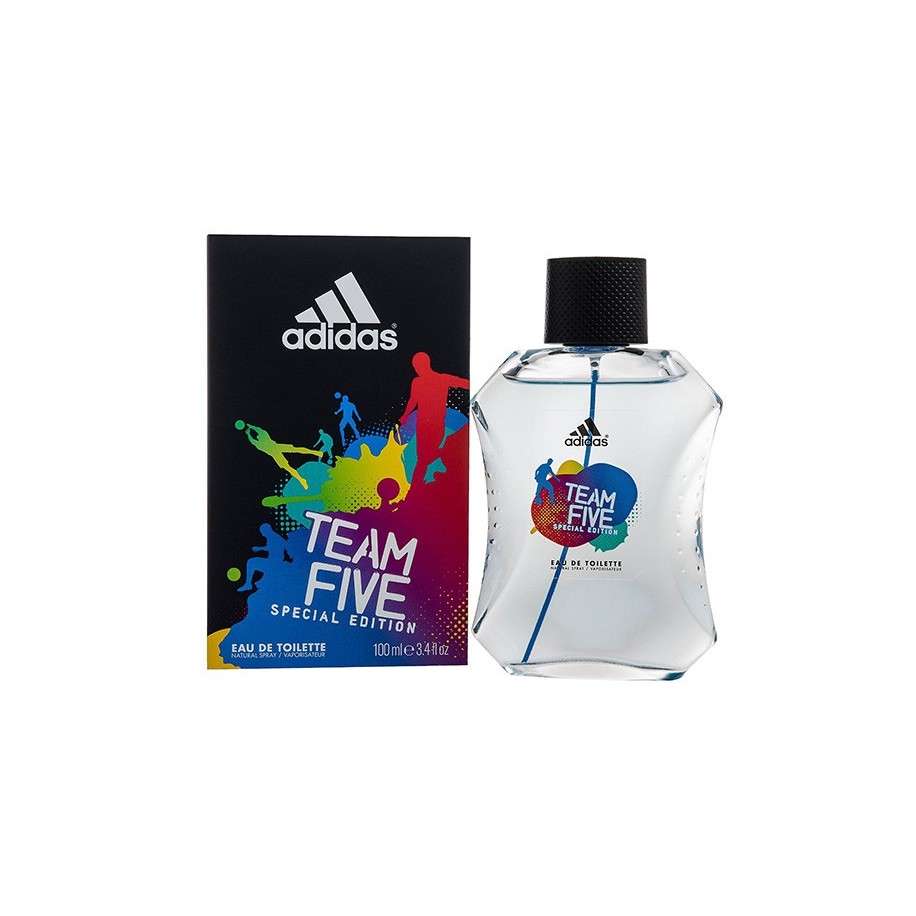 ADIDAS TEAM FIVE FOR MEN EDT SPRAY 3.4 0Z