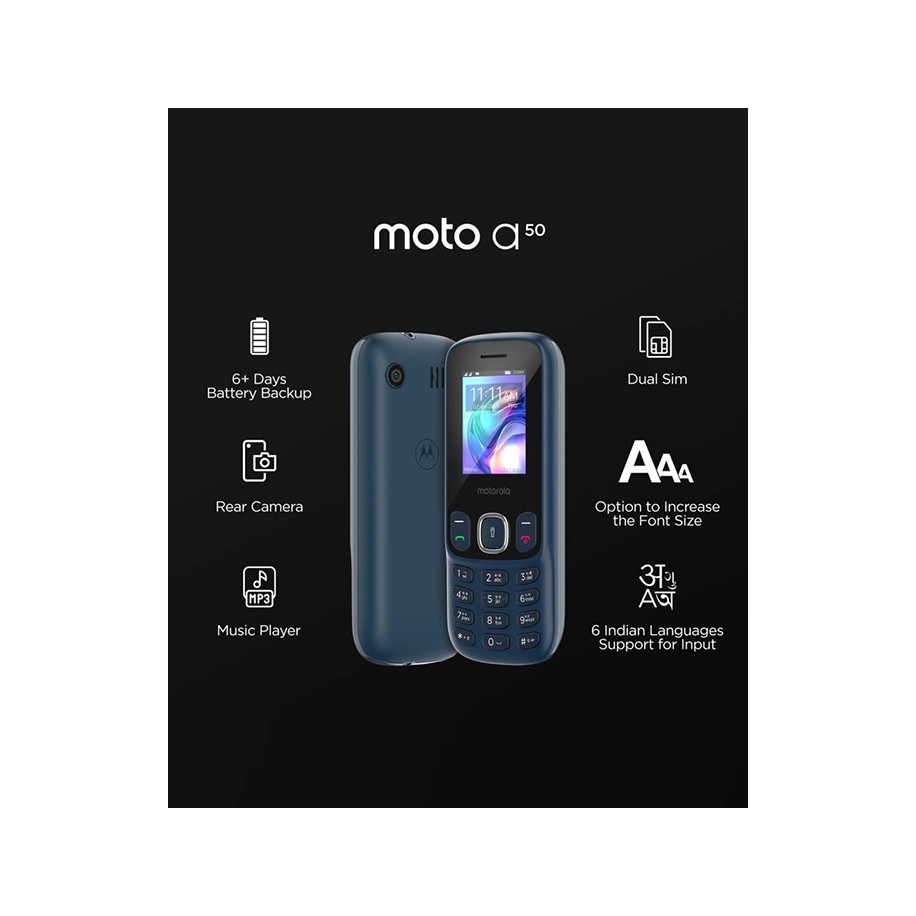 Motorola A50 Dual Sim Mobile Phone