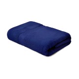 NickSun 500 GSM Blue Cotton Bath Towel