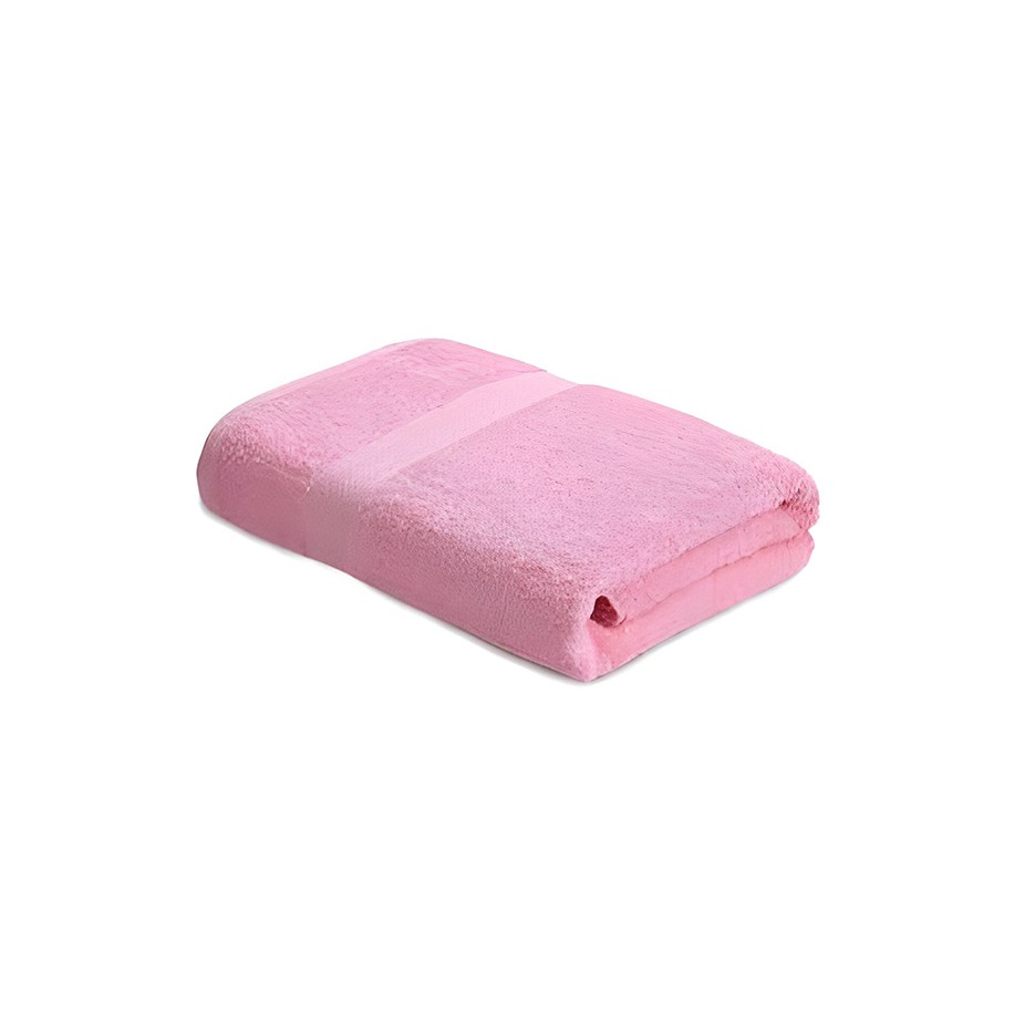 NickSun 500 GSM Pink Cotton Bath Towel