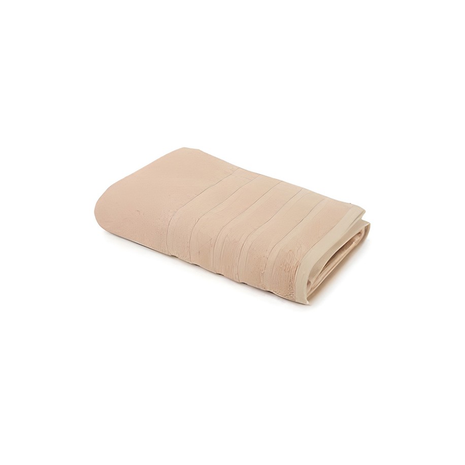 NickSun 550 GSM Beige Bamboo Bath Towel