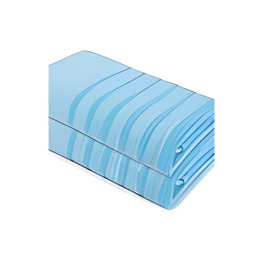 NickSun 550 GSM Sky Blue Set of 2 Bamboo Bath Towel