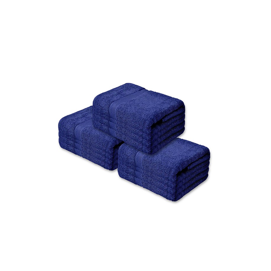 NickSun Set of 12 Blue Cotton Face Towel