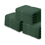 NickSun Set of 12 Olive Cotton Face Towel