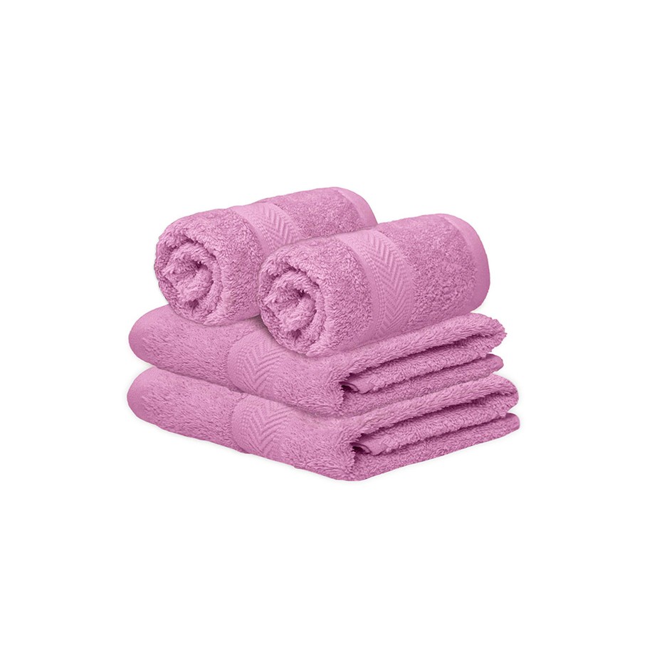 NickSun Set of 4 Lalic Cotton Hand Towel