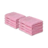 NickSun Set of 8 Pink Cotton Face Towel