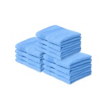 NickSun Set of 8 Sky Blue Cotton Face Towel