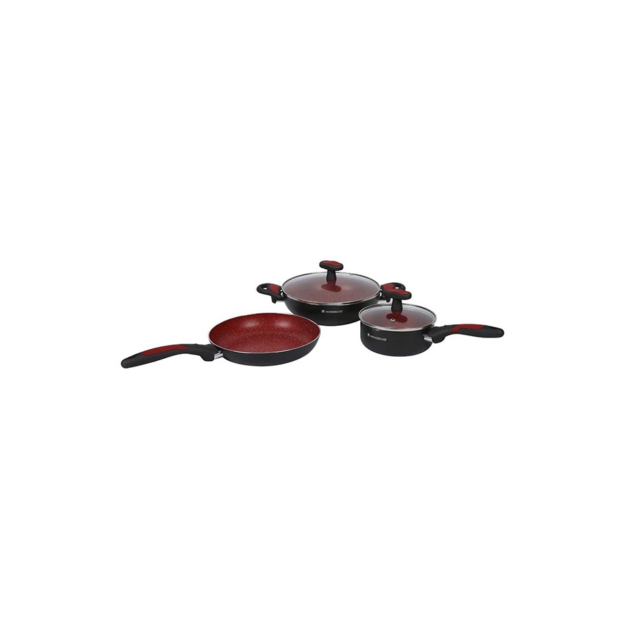 Wonderchef Burlington Nonstick 5 Pieces Cookware Set