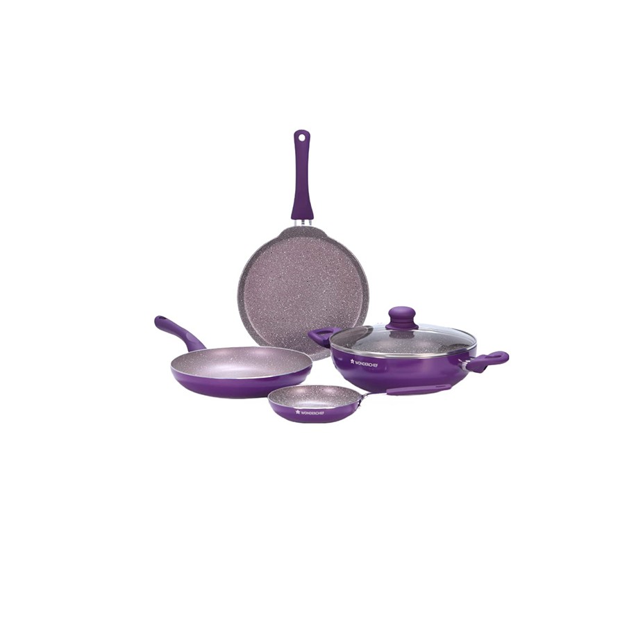 Wonderchef Royal Velvet Set of 5 Non-Stick Cookware Set