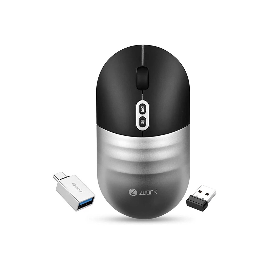 Zoook Jaguar Rechargeable Wireless Optical Mouse with 700 mAh Battery