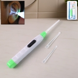 White LED Flashlight Earpick with Tweezer