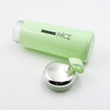 Nice leak proof 400ml glass water bottle