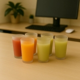 Matt Finish 300ml Glass Tumbler Set- 6Pc