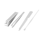 4-in-1 Nail Clipper Kit Manicure Set with Travel Case