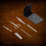 6-in-1 Professional Nail Care Kit with Clippers Scissors Nail Cutter for Travel or Home