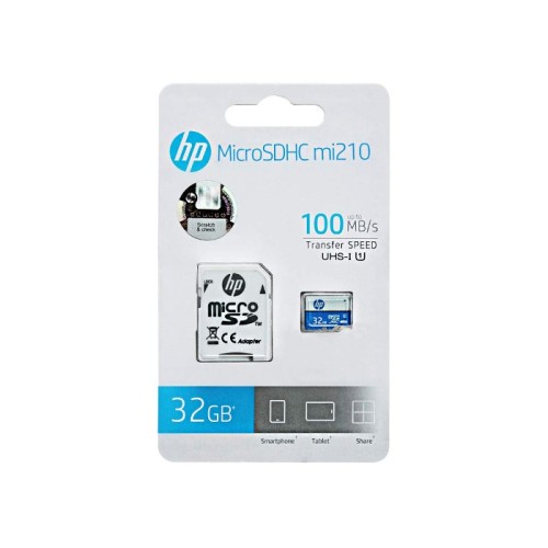 HP 32GB Class 10 U1 TF MicroSD Memory Card