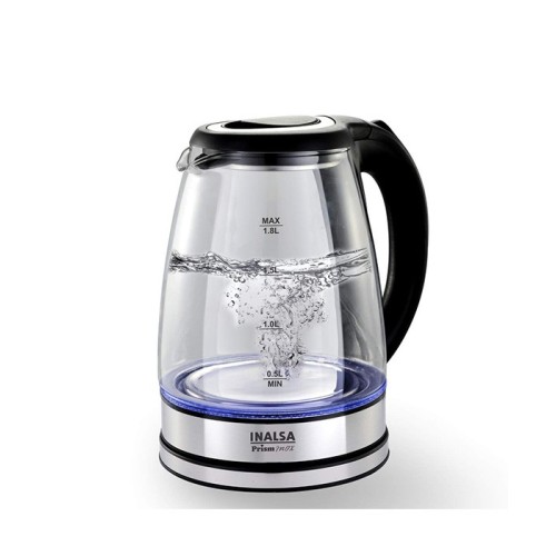 Inalsa Prism Inox 1.8 Litre 1350 Watts Electric Kettle with LED Illumination Boro-Silicate Body