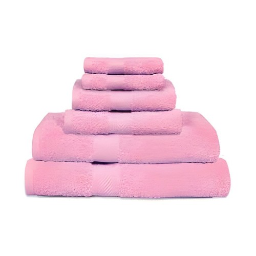 NickSun Pink Set of 6 Towel