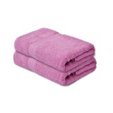 NickSun Set Of 2 Lalic Solid Cotton Bath Towel