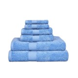 NickSun Set of 6 Sky Blue Towel