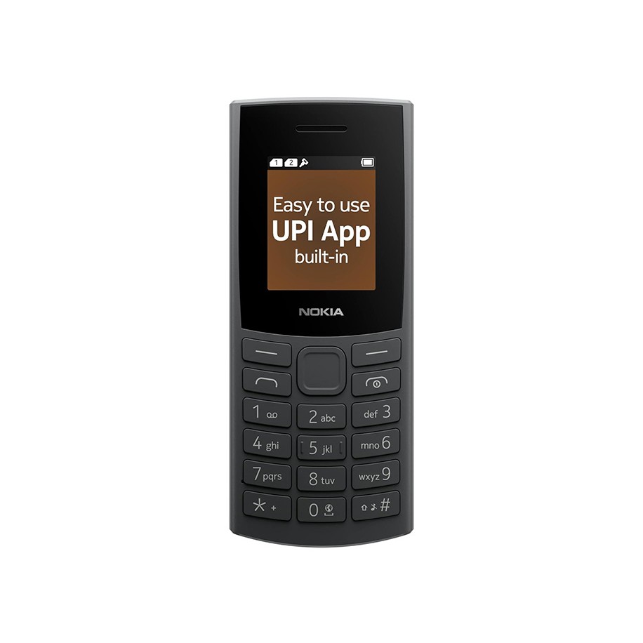 Nokia 106 Dual Sim Keypad 4G Basic Mobile with Built-in UPI Payments App