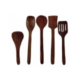 Hand Made Wooden Spatula Set of 5