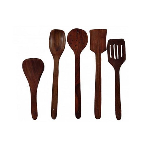 Hand Made Wooden Spatula Set of 5