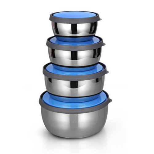 Set Of 4 Stainless Steel Bowl Set