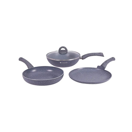 Wonderchef Granite 26 cms Set of 4Cookware Set