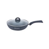 Wonderchef Granite 26 Cms Wok With Lid