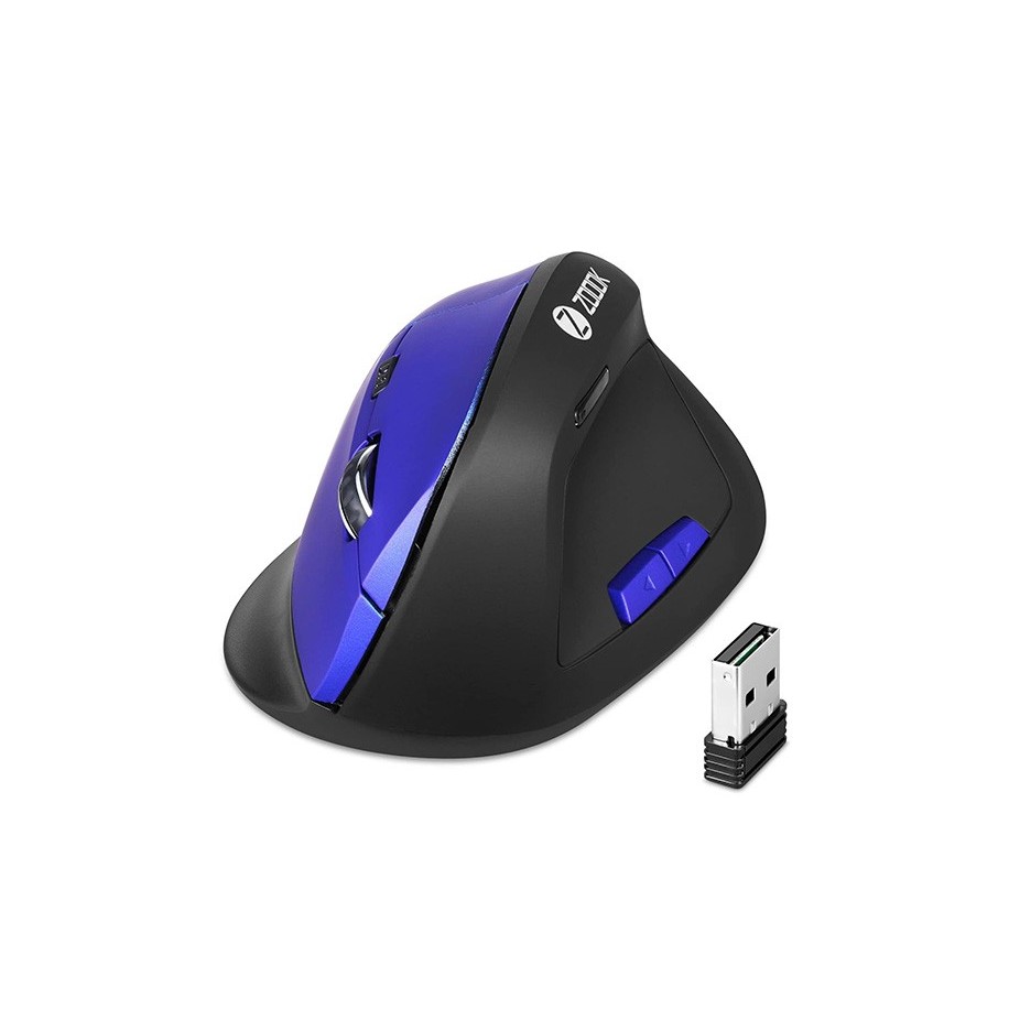 Zoook Infinite Vertical 6 Buttons Wireless Optical Mouse with Auto Turn Off