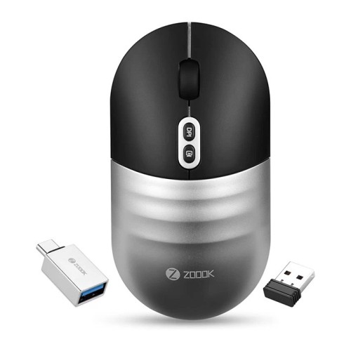 Zoook Jaguar Rechargeable Wireless Optical Mouse with 700 mAh Battery