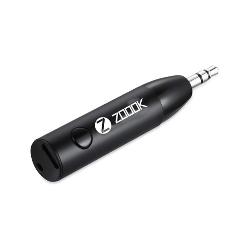 Zoook Rocker Blue-Mate Smart Wireless Receiver Car kit Bluetooth Adapter with Built in Battery and mic