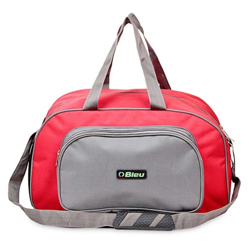 Bleu Big Duffle Bag-Red Grey-Db-302 Backpacks